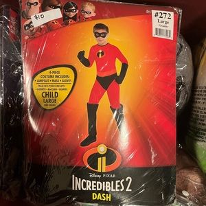 NEW Incredibles Dash Large Kids Costume